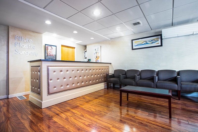 Allure Plastic Surgery waiting room